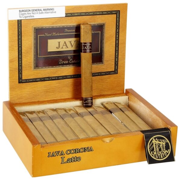 A box of 24 Java Latte Corona cigars