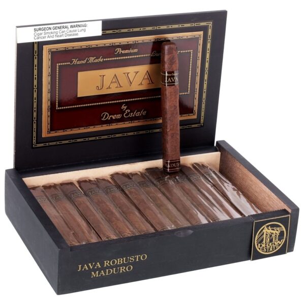 A box of 24 Java Maduro Corona cigars