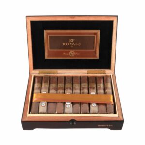 A box of Rocky Patel Royale Colossal cigars