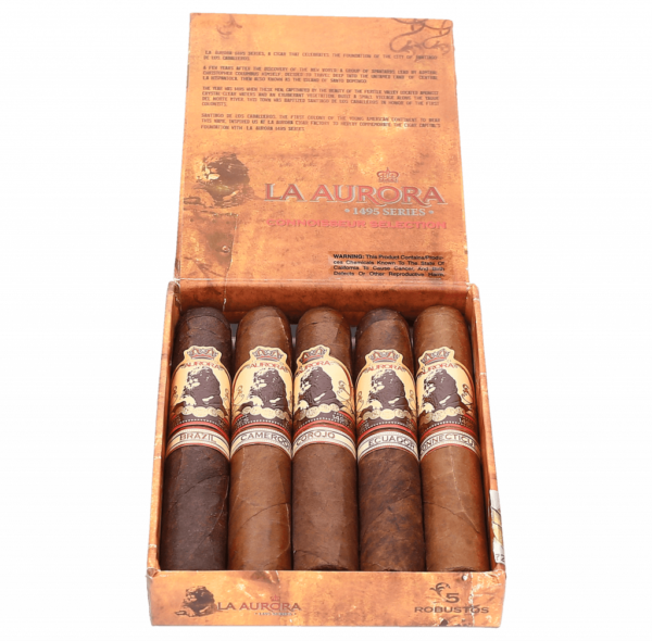 La Aurora 1495 Series Connoisseur Robusto Selection